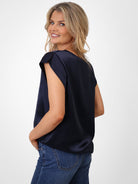 Kate & Pippa Freya Top In Navy-Kate & Pippa Autumn/Winter Ladies Clothing
