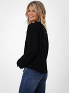 Kate & Pippa Gracie Knit Jumper In Black-Kate & Pippa Autumn/Winter Ladies Clothing