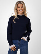 Kate & Pippa Gracie Knit Jumper In Navy-Kate & Pippa Autumn/Winter Ladies Clothing