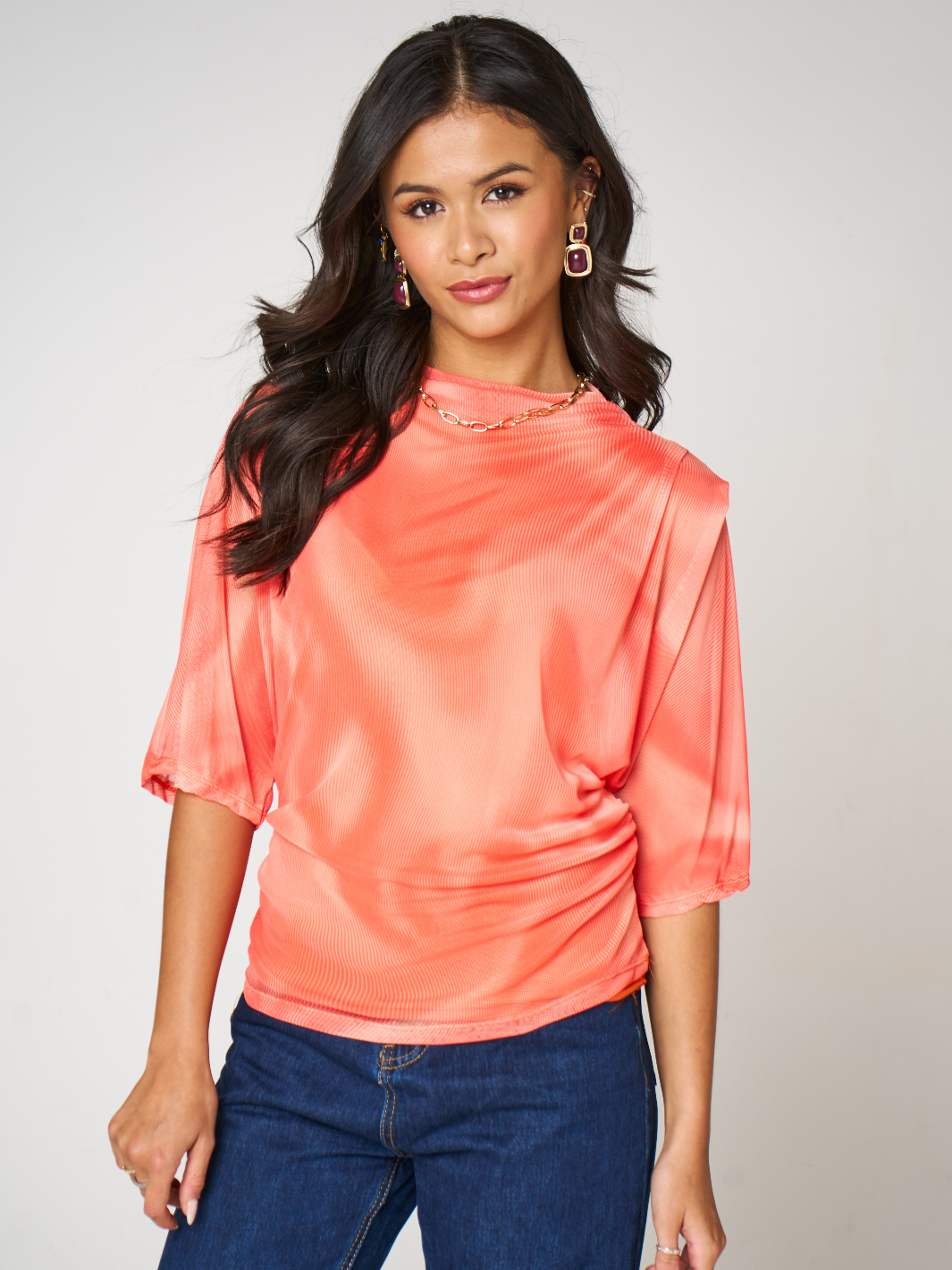 Kate & Pippa Ivy Top In Orange-Kate & Pippa