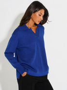 Kate & Pippa Jesse Knit Jumper In Blue-Kate & Pippa
