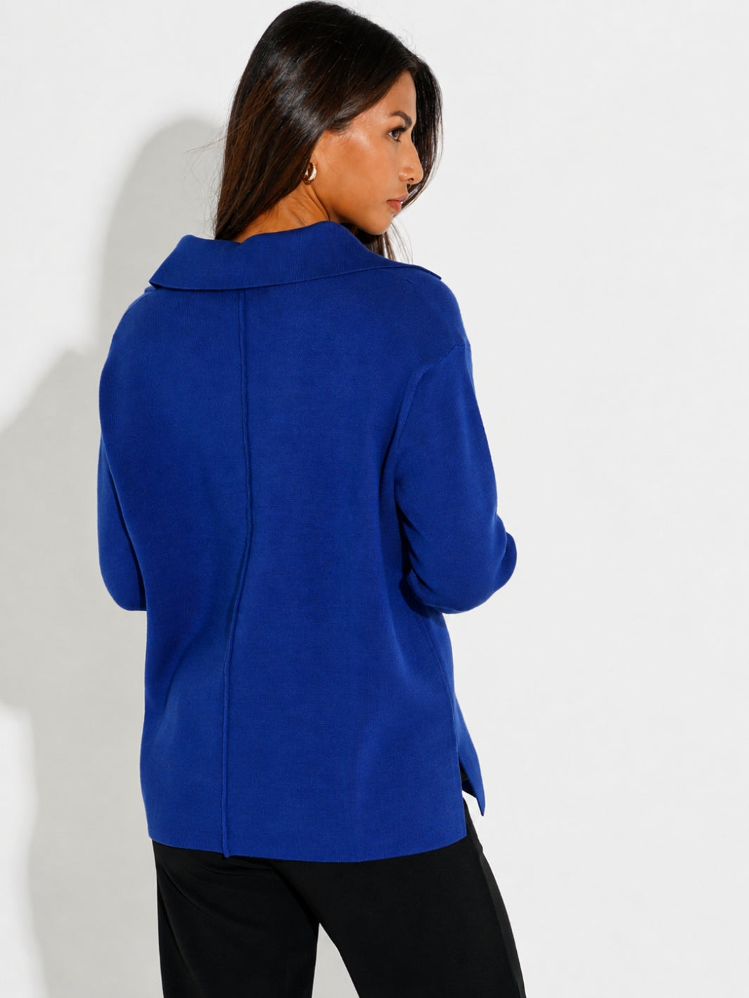 Kate & Pippa Jesse Knit Jumper In Blue-Kate & Pippa