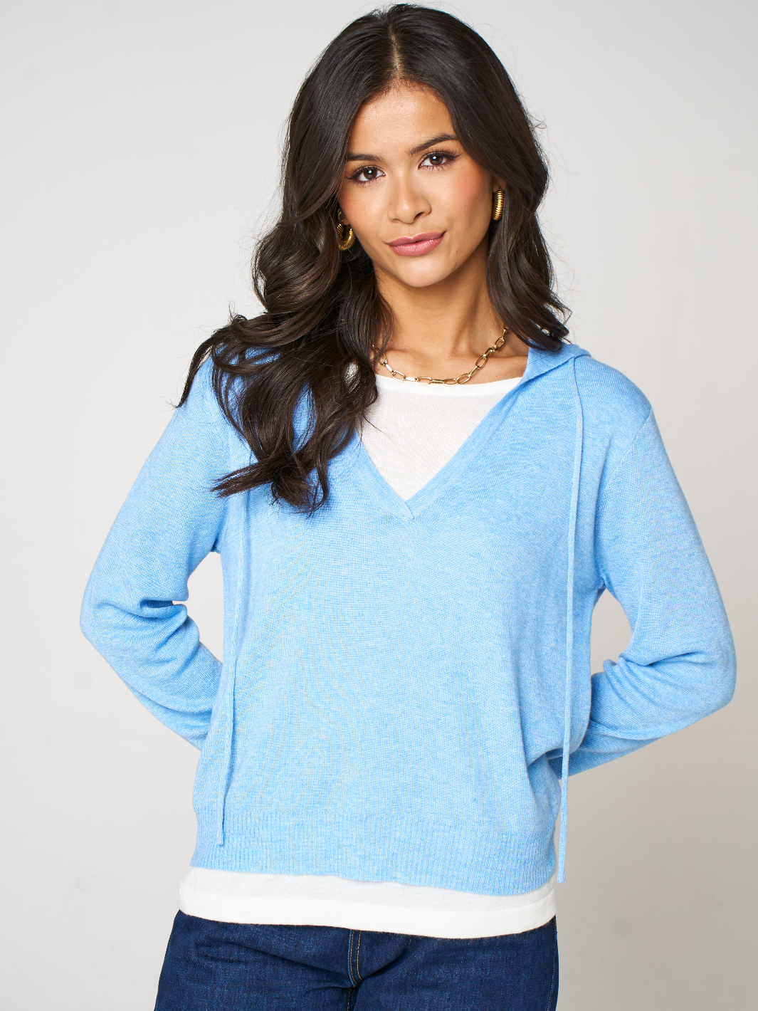 Kate & Pippa Juno Jumper In Blue-Kate & Pippa