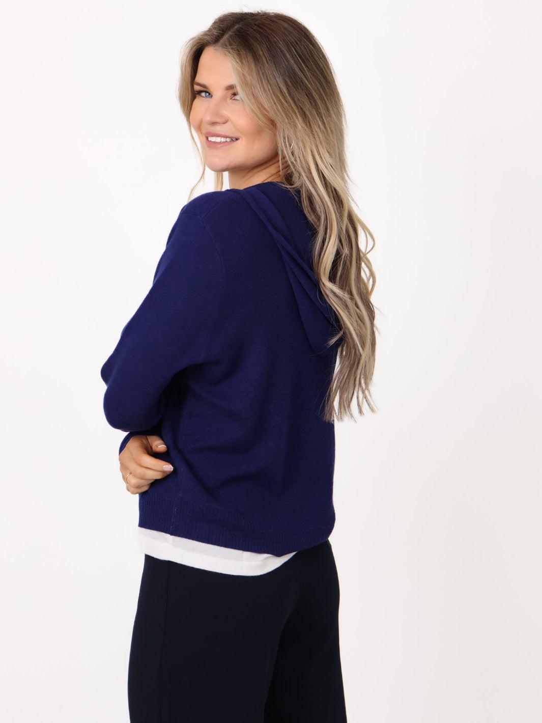 Kate & Pippa Juno Jumper In Navy-Kate & Pippa