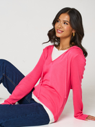 Kate & Pippa Juno Jumper In Pink-Kate & Pippa
