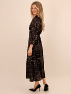 Kate & Pippa Kimber Midi Dress In Black-Kate & Pippa