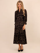 Kate & Pippa Kimber Midi Dress In Black-Kate & Pippa