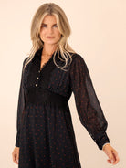 Kate & Pippa Kimi Midi Dress In Black-Kate & Pippa