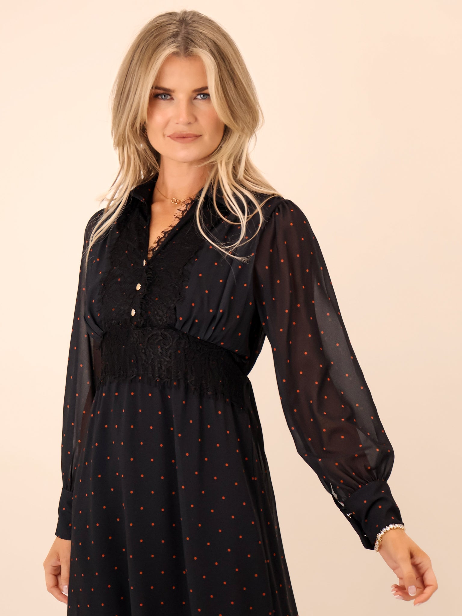 Kate & Pippa Kimi Midi Dress In Black-Kate & Pippa