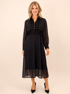 Kate & Pippa Kimi Midi Dress In Black-Kate & Pippa