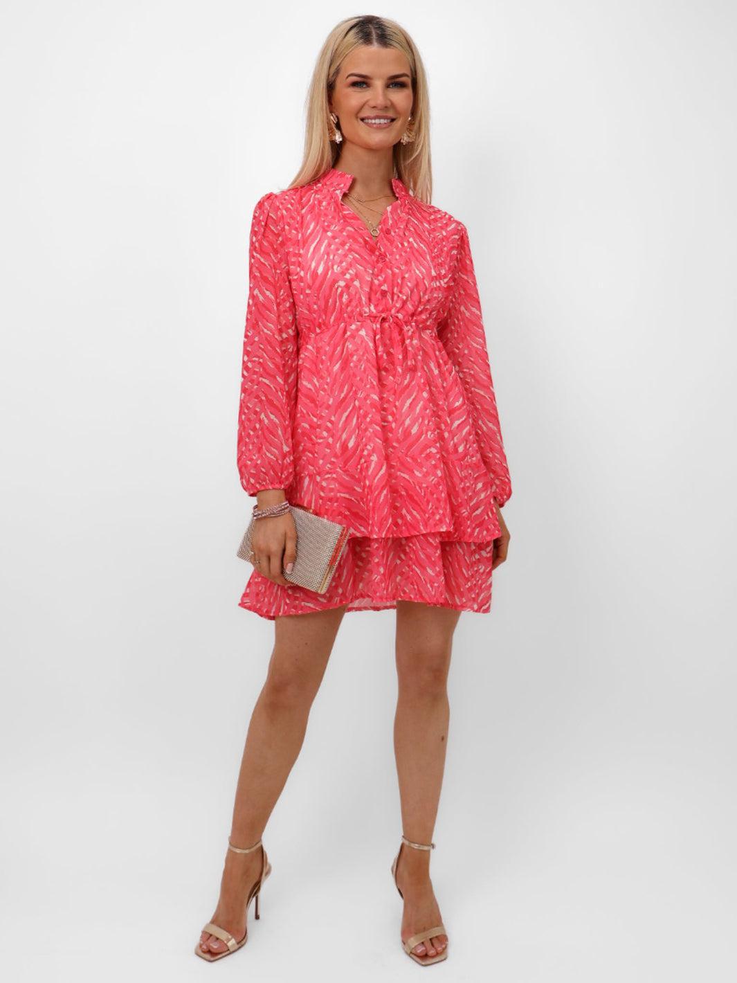 Kate & Pippa Latina Mini Dress In Pink-Kate & Pippa