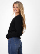 Kate & Pippa Lilah Cardigan In Black-Kate & Pippa Autumn/Winter Ladies Clothing