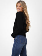 Kate & Pippa Lilah Cardigan In Black-Kate & Pippa Autumn/Winter Ladies Clothing