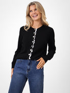 Kate & Pippa Lilah Cardigan In Black-Kate & Pippa Autumn/Winter Ladies Clothing