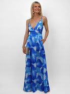 Kate & Pippa Lola Maxi Dress In Blue-Kate & Pippa