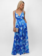 Kate & Pippa Lola Maxi Dress In Blue-Kate & Pippa