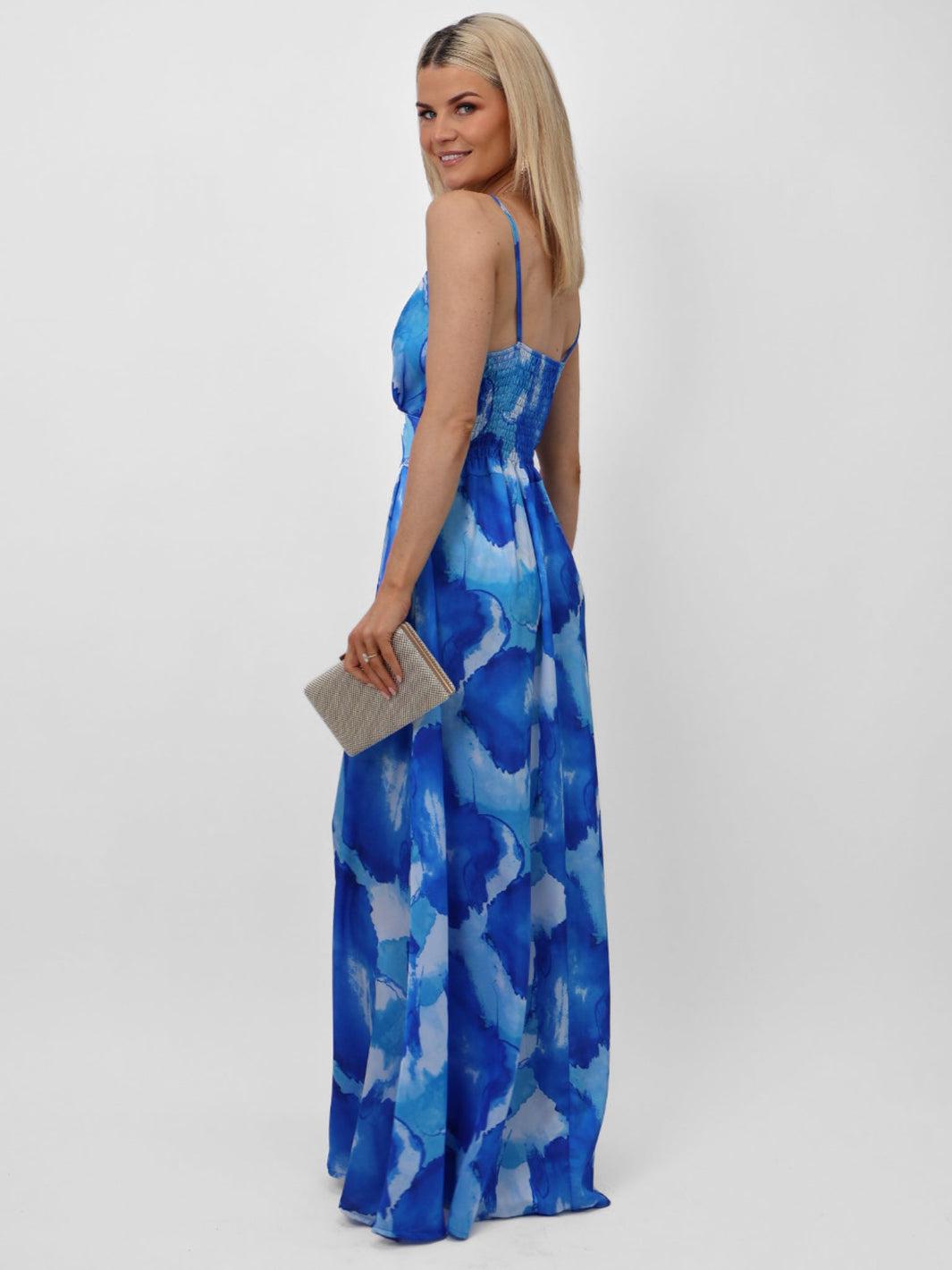 Kate & Pippa Lola Maxi Dress In Blue-Kate & Pippa