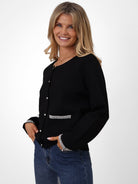 Kate & Pippa Luna Cardigan In Black-Kate & Pippa Autumn/Winter Ladies Clothing
