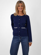 Kate & Pippa Luna Cardigan In Navy-Kate & Pippa Autumn/Winter Ladies Clothing