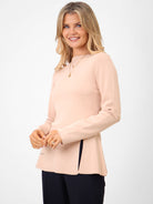 Kate & Pippa Margot Knit Top In Beige-Kate & Pippa Autumn/Winter Ladies Clothing