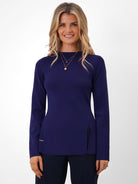 Kate & Pippa Margot Knit Top In Navy-Kate & Pippa Autumn/Winter Ladies Clothing
