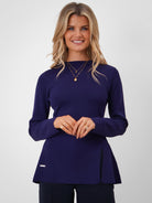 Kate & Pippa Margot Knit Top In Navy-Kate & Pippa Autumn/Winter Ladies Clothing