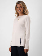 Kate & Pippa Margot Knit Top In Off-White-Kate & Pippa Autumn/Winter Ladies Clothing