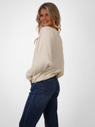 Kate & Pippa Milano Knit Jumper In Cream-Kate & Pippa Autumn/Winter Ladies Clothing