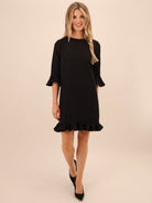 Kate & Pippa Olivia Mini Dress In Black-Kate & Pippa