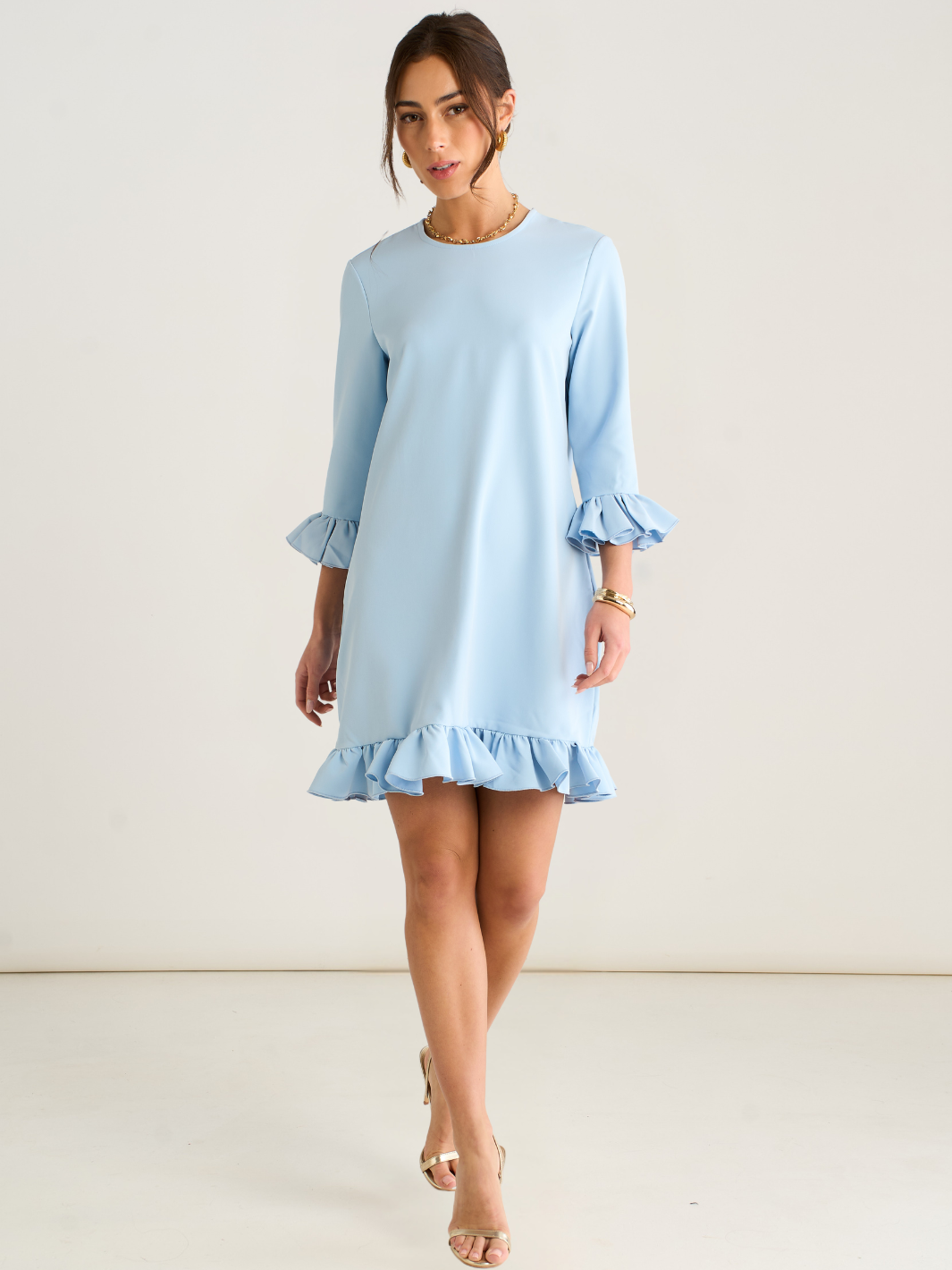 Kate & Pippa Olivia Mini Dress In Blue-Kate & Pippa