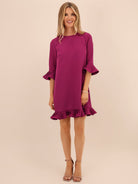 Kate & Pippa Olivia Mini Dress In Magenta-Kate & Pippa