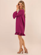 Kate & Pippa Olivia Mini Dress In Magenta-Kate & Pippa
