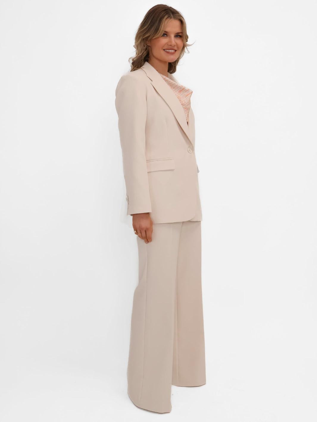 Kate & Pippa Palermo Trousers In Light Beige-Kate & Pippa