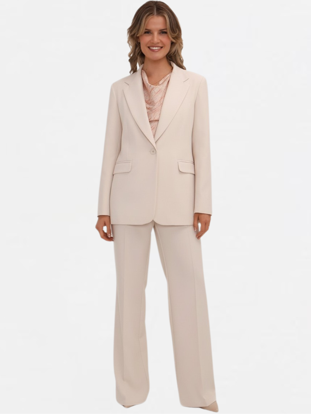 Kate & Pippa Palermo Trousers In Light Beige-Kate & Pippa