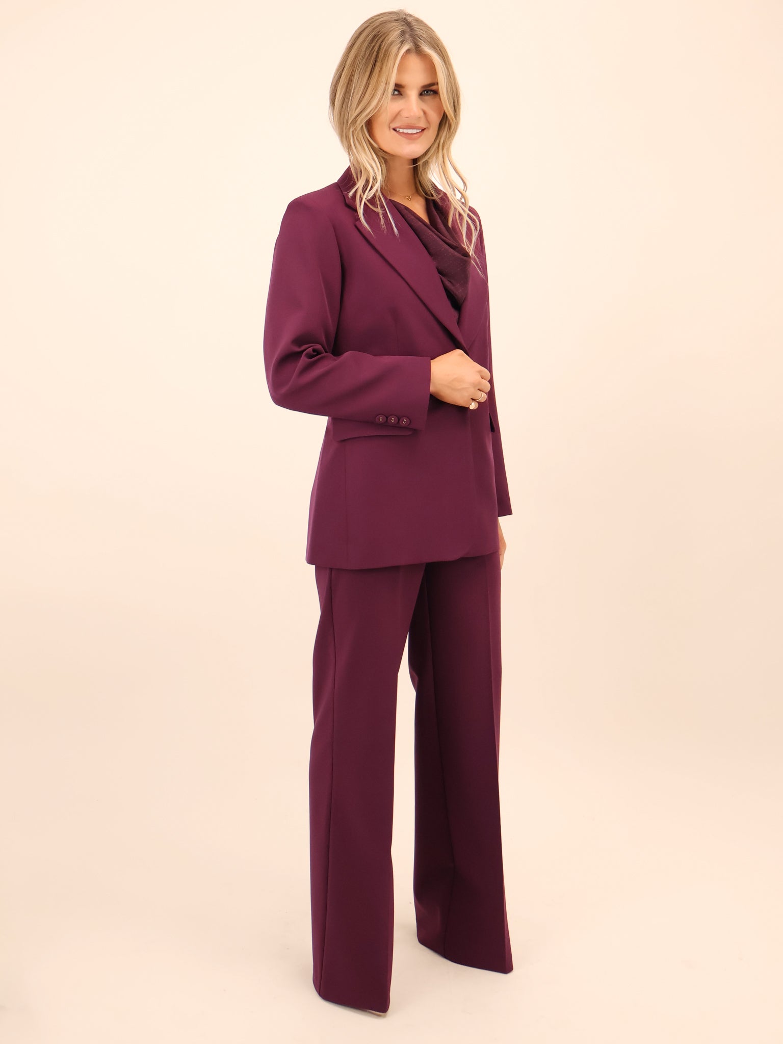 Kate & Pippa Palermo Trousers In Mulberry-Kate & Pippa