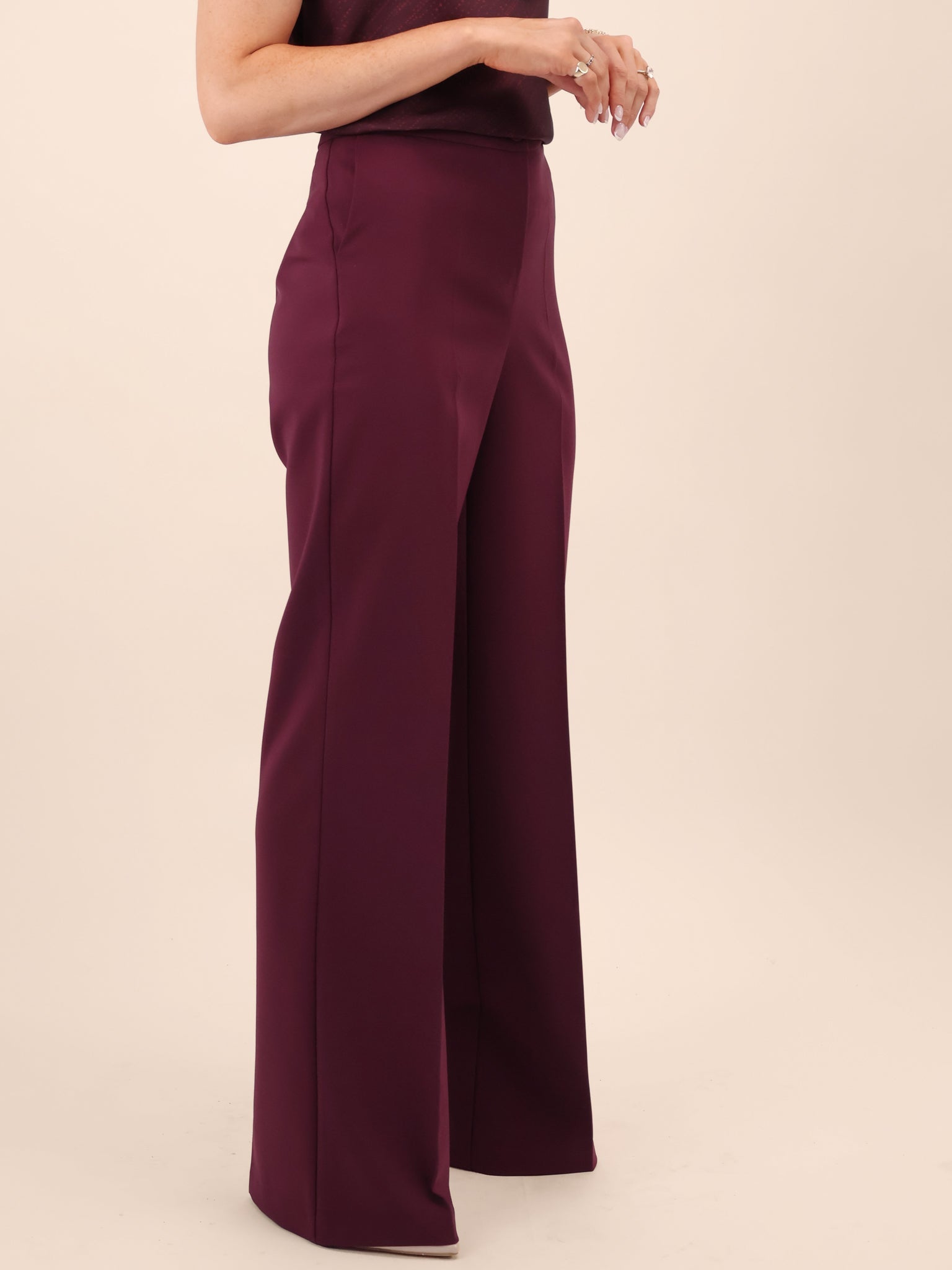 Kate & Pippa Palermo Trousers In Mulberry-Kate & Pippa
