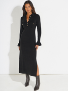 Kate & Pippa Payton Knit Dress In Black-Kate & Pippa