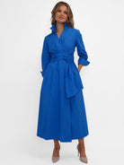 Kate & Pippa Penelope Midi Dress In Blue-Kate & Pippa