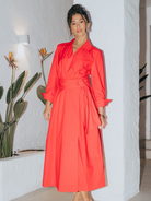 Kate & Pippa Penelope Midi Dress In Red-Kate & Pippa