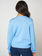 Kate & Pippa Poppy Two-In-One Cardigan In Blue-Kate & Pippa