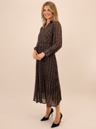 Kate & Pippa Positano Midi Dress In Grey-Kate & Pippa