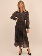 Kate & Pippa Positano Midi Dress In Grey-Kate & Pippa