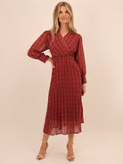 Kate & Pippa Positano Midi Dress In Red-Kate & Pippa