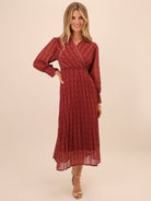 Kate & Pippa Positano Midi Dress In Red-Kate & Pippa