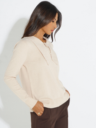 Kate & Pippa Presley Knit Top In Beige-Kate & Pippa