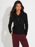 Kate & Pippa Presley Knit Top In Black-Kate & Pippa