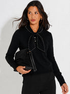 Kate & Pippa Presley Knit Top In Black-Kate & Pippa
