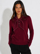 Kate & Pippa Presley Knit Top In Plum-Kate & Pippa