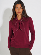 Kate & Pippa Presley Knit Top In Plum-Kate & Pippa