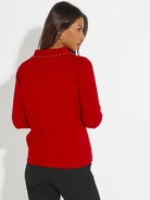 Kate & Pippa Presley Knit Top In Red-Kate & Pippa